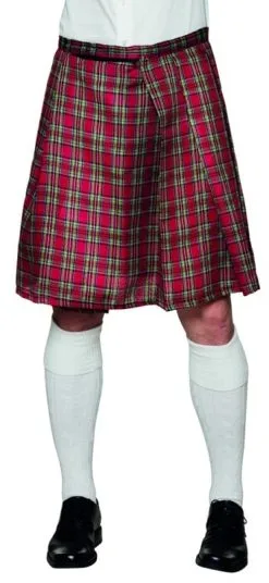 Schotse Kilt Rood Heren