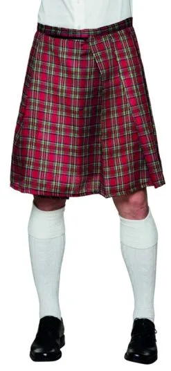 Schotse Kilt Rood Heren