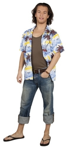 Hawaii Shirt Blue Tropic