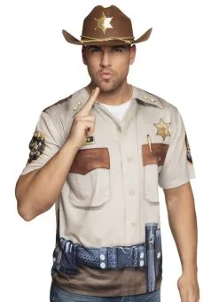 3D Shirts Western Sheriff