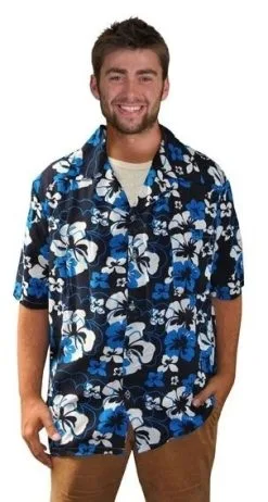 Hawaii Shirt Blauw