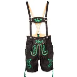 Lederhose Leer Zwart