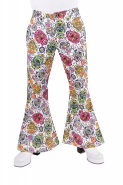 Disco Broek Mexican Skulls Heren