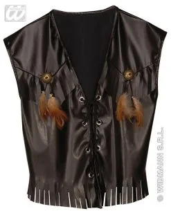 Gilet Leatherlook Cowboy