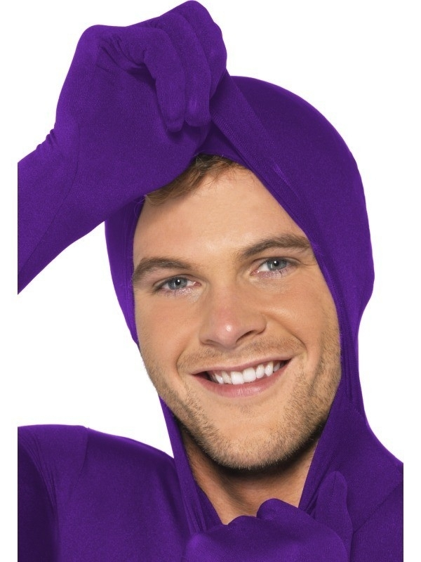 Second Skin Kostuum Paars - Afbeelding 2