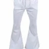 Witte Wijde Disco Broek