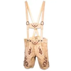 Lederhose Leer Ivoor