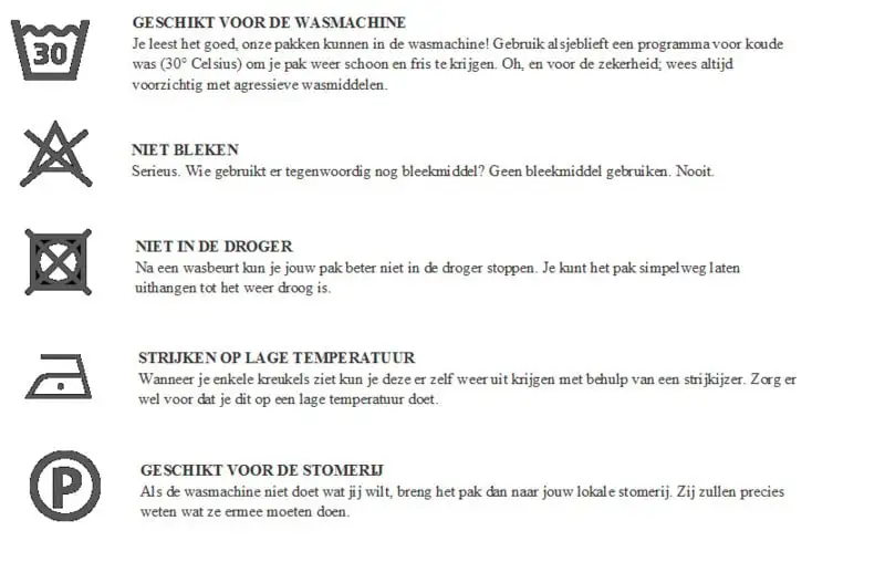 Solid Blue Suitmeister Kostuum - Afbeelding 4