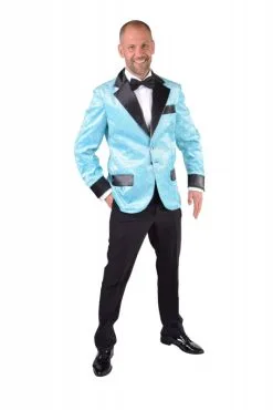 Colbert Pailletten Glitter Turqoise