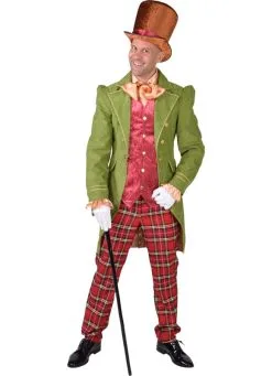 Victoriaanse Heer Groen Luxe