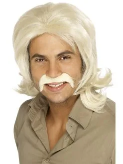 Pruik 70's Retro Blond