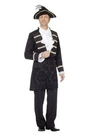 Piratenjas Jacquard Heren Zwart