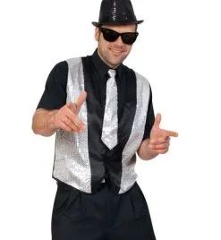 Vestje Paillet Zilver