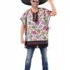 Poncho Mexican Skull